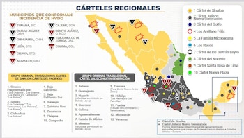 Mapa criminal de México