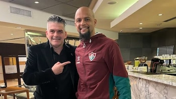 Alejandro Mancuso junto a Felipe Melo
