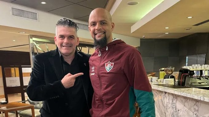 Alejandro Mancuso junto a Felipe Melo
