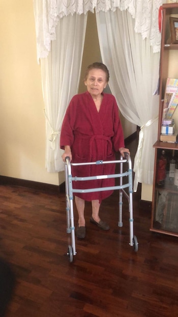 La reconocida actriz Irma Maury,