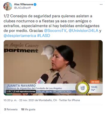 La oficial Juanita Navarro quién
