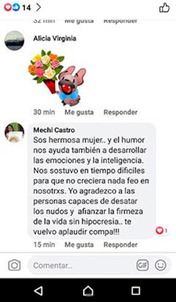 Respuesta de apoyo a la