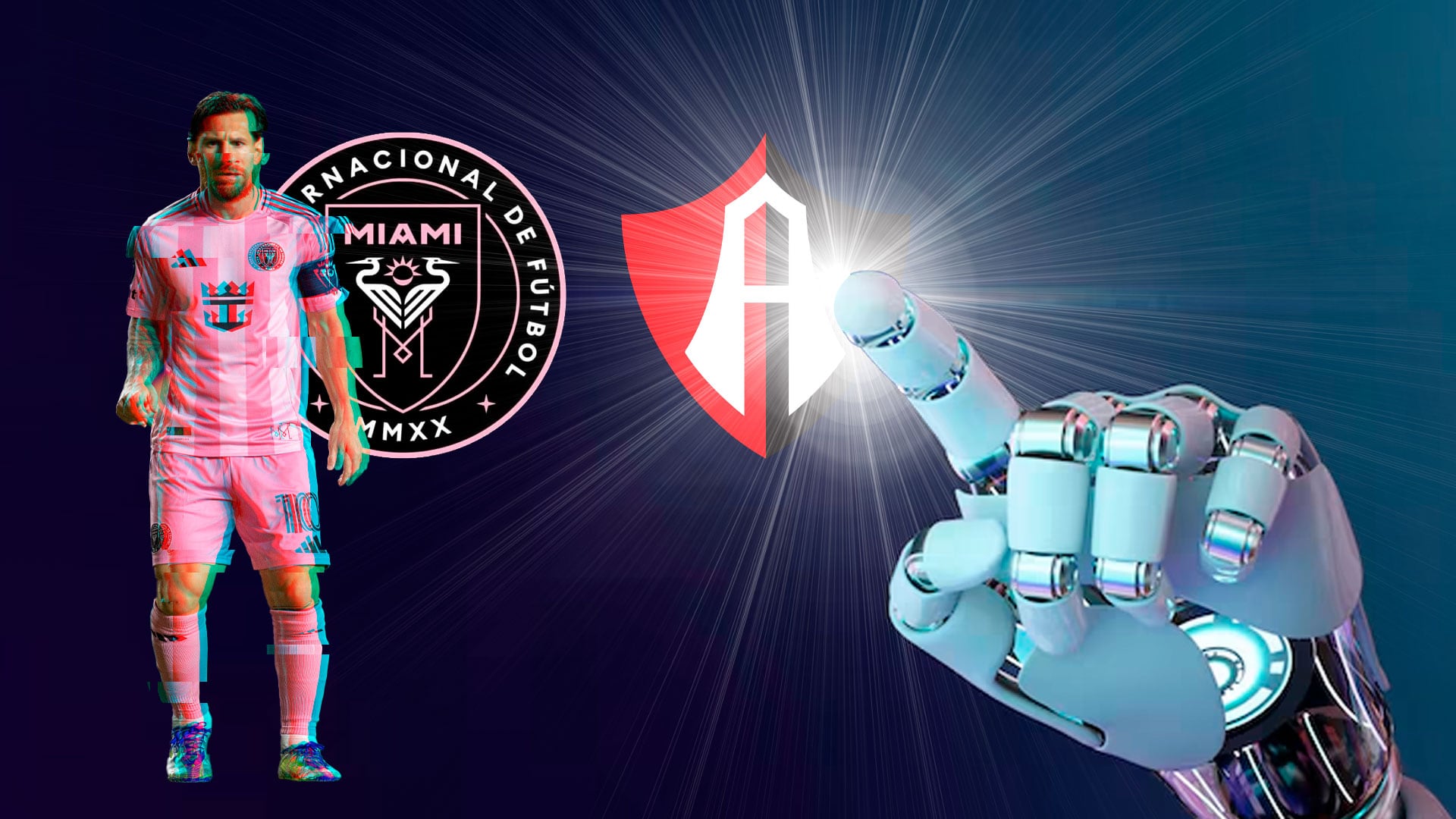 Las estadísticas y el análisis táctico apuntan a un gran partido entre Inter Miami y el Atlas. (Ilustración: Jovani Pérez)