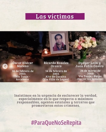 Las víctimas fueron Óscar Eliécer