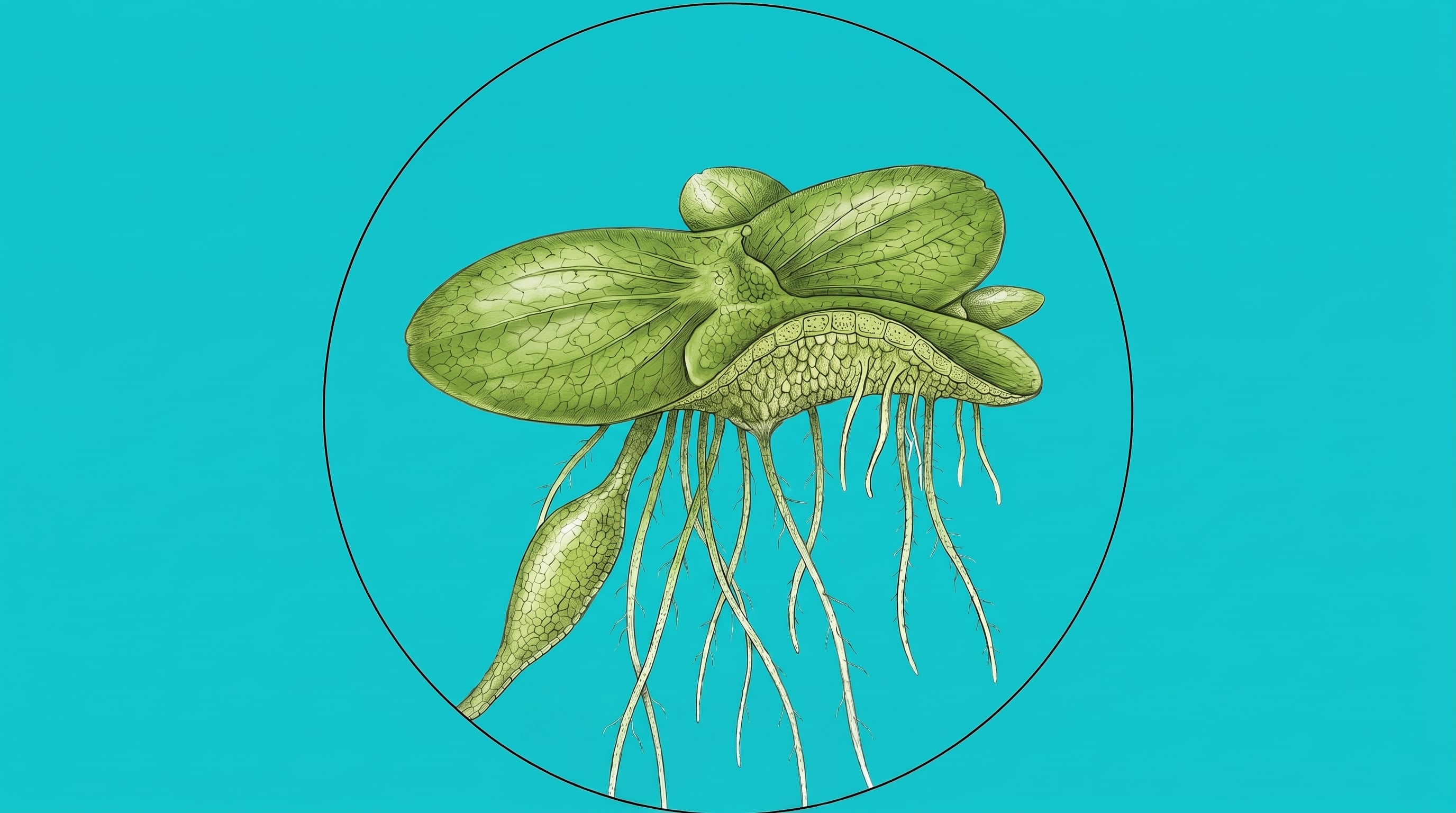 La especie Wolffia globosa mide entre 0,1 y 0,2 milímetros de diámetro y constituye la planta con flores más pequeña del planeta. (Imagen Ilustrativa Infobae)