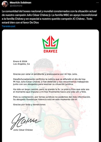 El presidente del CMB se