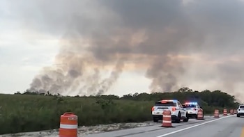 Un incendio forestal arrasó con 300 hectáreas en el suroeste de Miami-Dade
