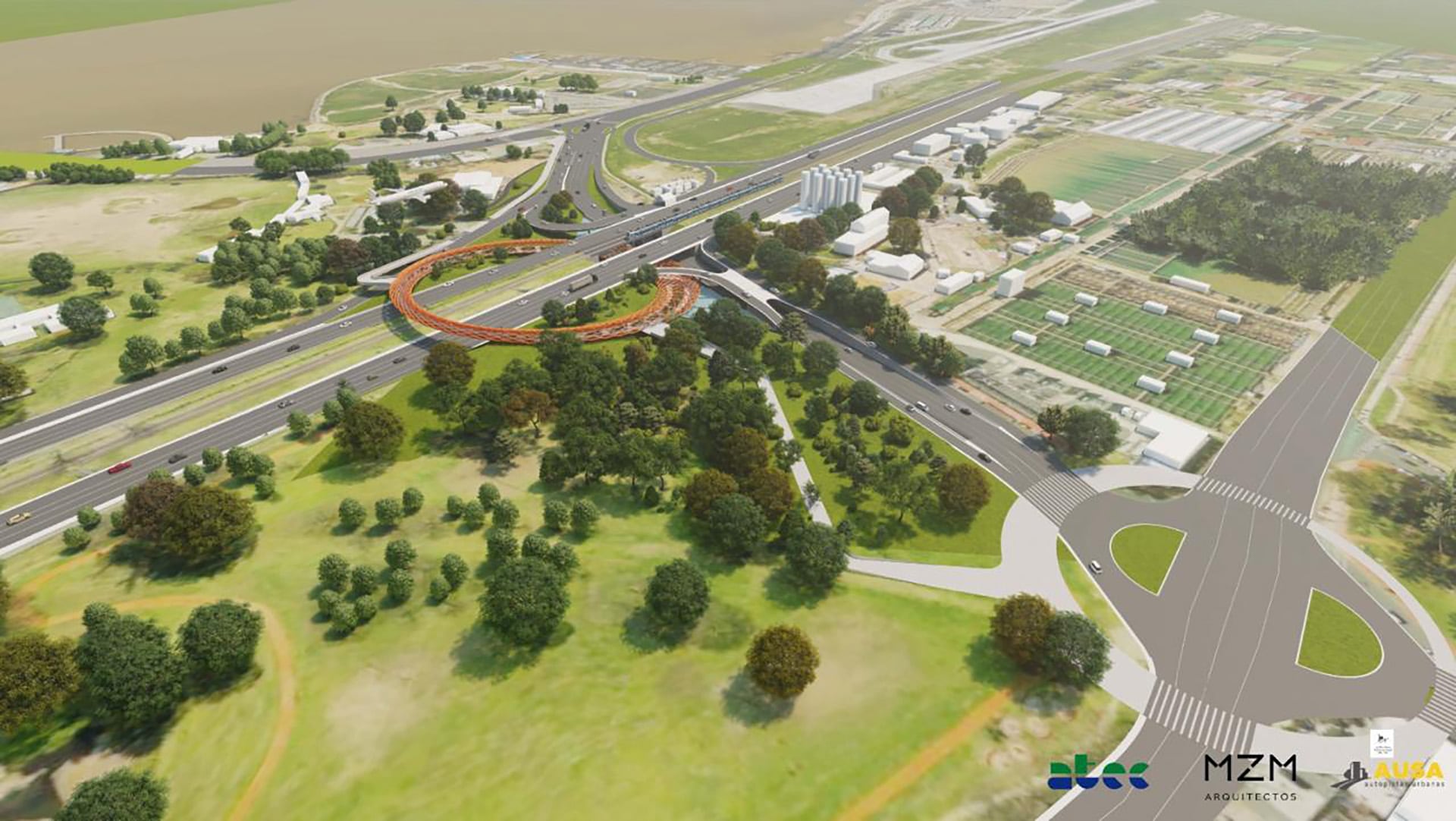 La nueva obra conectará de manera fluida la Avenida Figueroa Alcorta con la Avenida Costanera Rafael Obligado (Gobierno de la Ciudad de Buenos Aires)