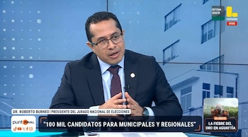 Roberto Burneo confirma que as próximas eleições serão as maiores da história do Peru. Navio: Latina.