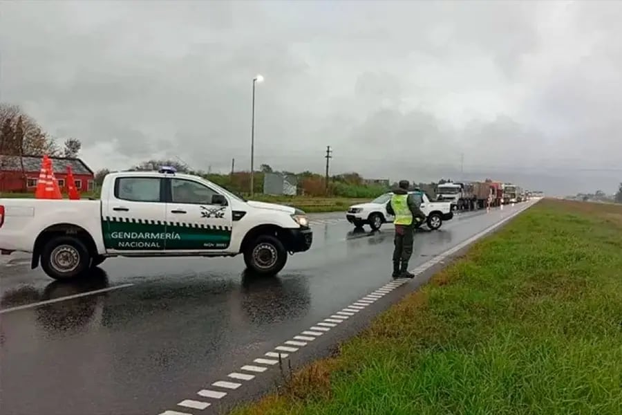 El tránsito estuvo cortado durante varias horas en el ramal mano a Buenos Aires