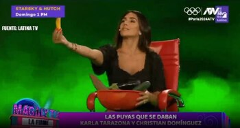 Karla Tarazona y la vez