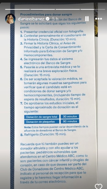 Daniela Ibáñez comparte requisitos para ayudar a El Flaco Ibáñez