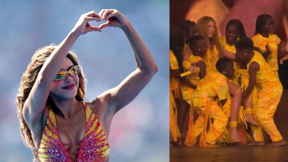Los Ghetto Kids alzaron a Shakira en pleno concierto y así reaccionó la cantante: “Los quiero mucho”
