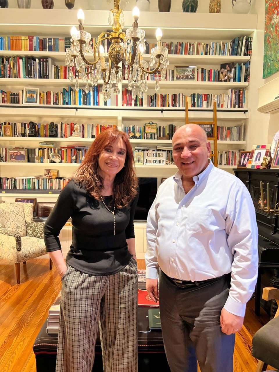 Reunión política. Cristina Kirchner recibió semanas atrás al senador por Tucumán, Juan Manzur