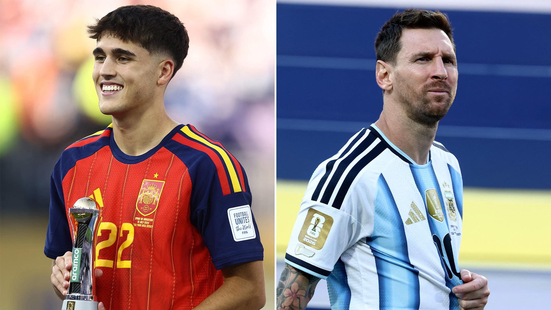 La confesión de una de las figuras de España tras vencer a su ídolo Messi en la final del Mundial: “Me da pena verlo perder”
