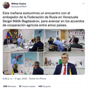 El mensaje de Wilmar Castro