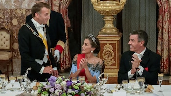 Lo que no se vio de la cena de Estado de los reyes Felipe y Letizia con los Macron: el menú, la escapada previa de Brigitte y la mención a Leonor y Sofía