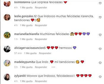 Comentarios al video de Karen