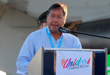 En la imagen, el presidente