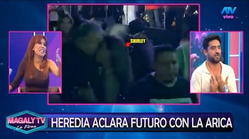 Pablo Heredia quebra o silêncio sobre o apoio de Shirley Arica: “Isso me deixou desconfortável”. Captação: Magaly TV La Firme.