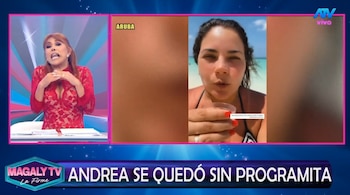 Magaly Medina cuestiona a Andrea Llosa: “No hay que ser conformistas en la vida”. Captura: Magaly Tv La Firme.