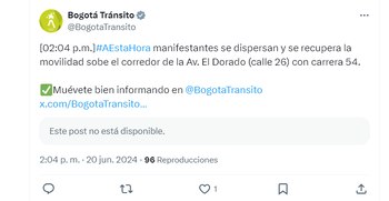 Las autoridades quedarán atentas a