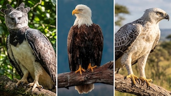 Las 10 águilas con las garras, fuerza y técnicas de caza más destacadas del mundo