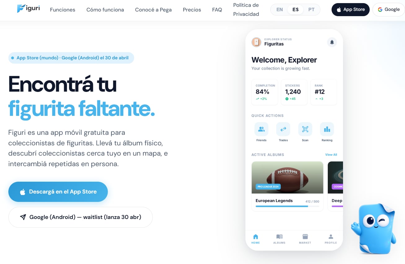 La app ofrece reconocimiento automático de figuritas gracias a su sistema de carga rápida o mediante inteligencia artificial, agilizando el proceso para los usuarios (Infobae en Vivo)
