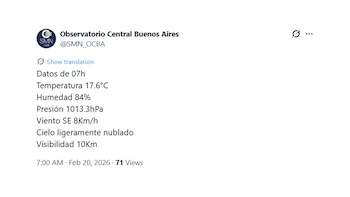 El Observatorio Central Buenos Aires