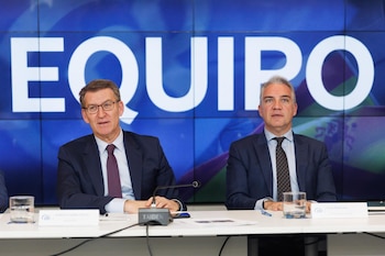 El presidente del PP, Alberto