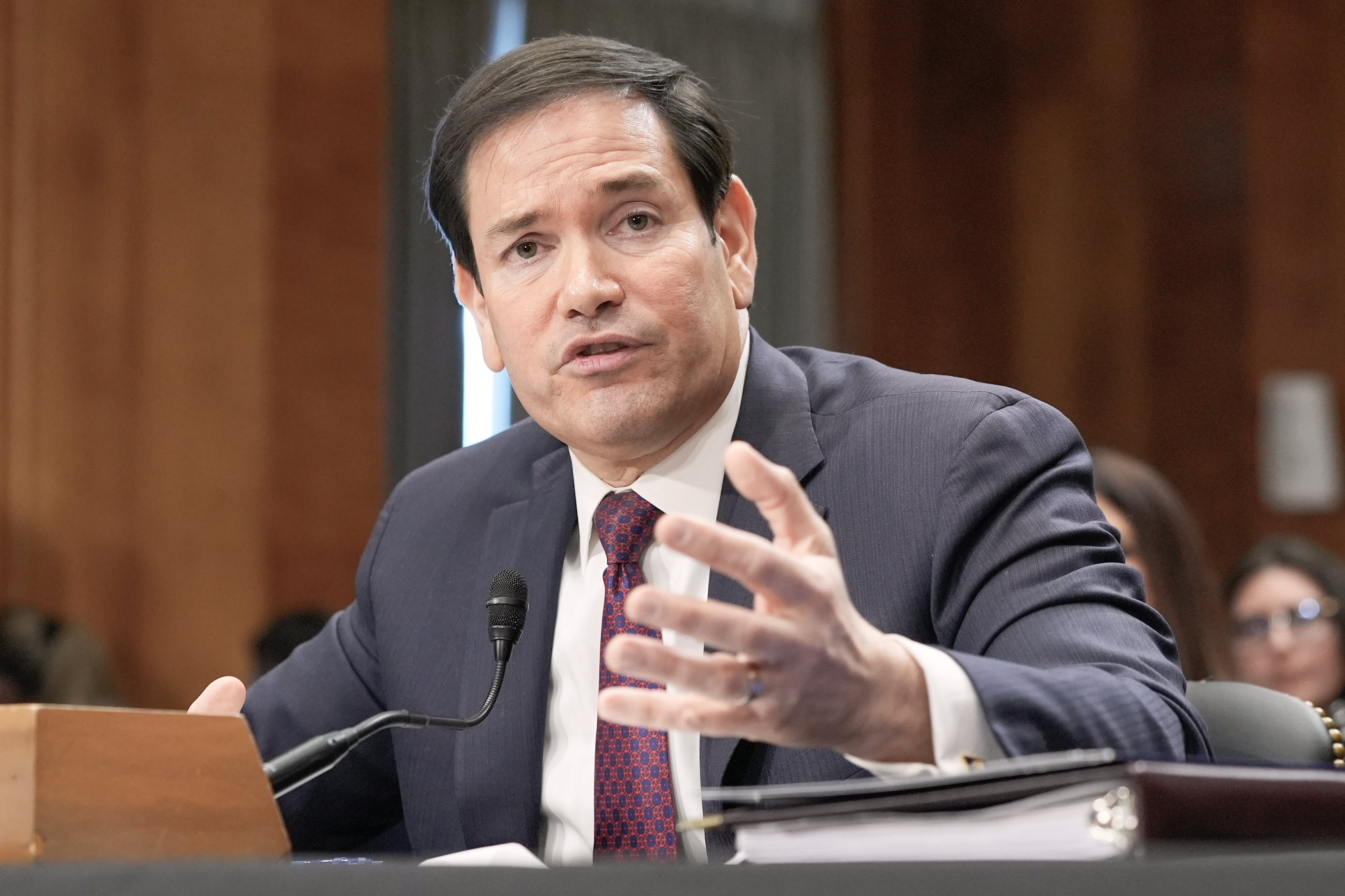 El secretario de Estado de Estados Unidos, Marco Rubio, mantuvo encuentro con líderes europeos el viernes en Múnich (AP Foto/Mariam Zuhaib/Archivo)