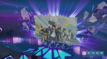 BTS tuvo un evento en Fornite.