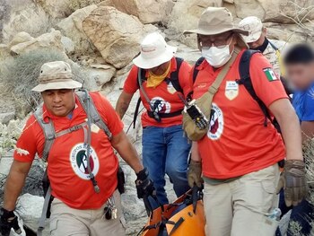 El hombre presentaba signos de