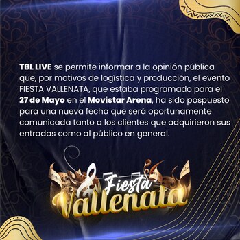 Comunicado oficial de TBL Live