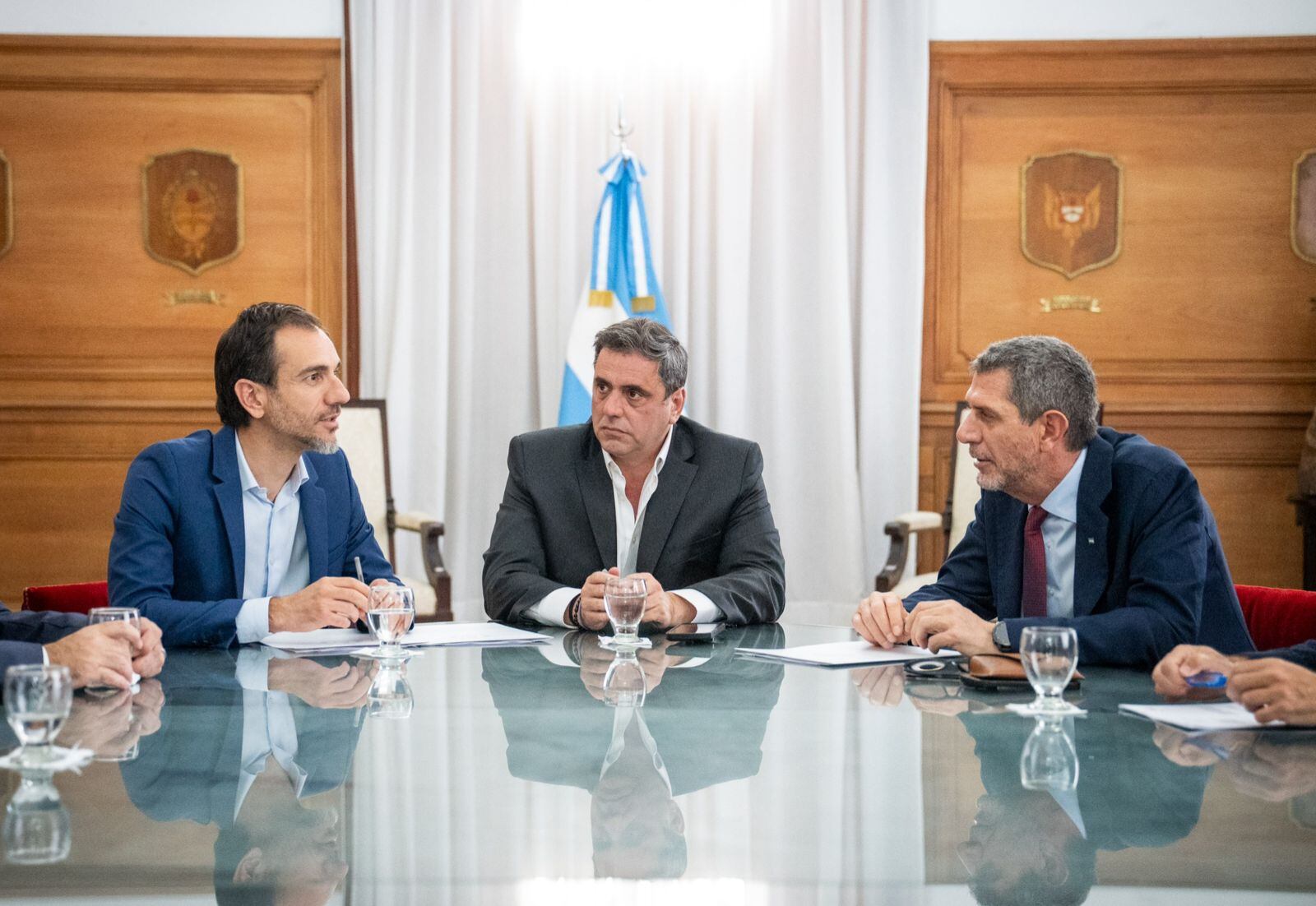 Pablo Petrecca, Lisandro Catalán y Luis Pierrini