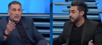 La discusión subió de tono y obligó a la conductora del programa a intervenir en vivo.