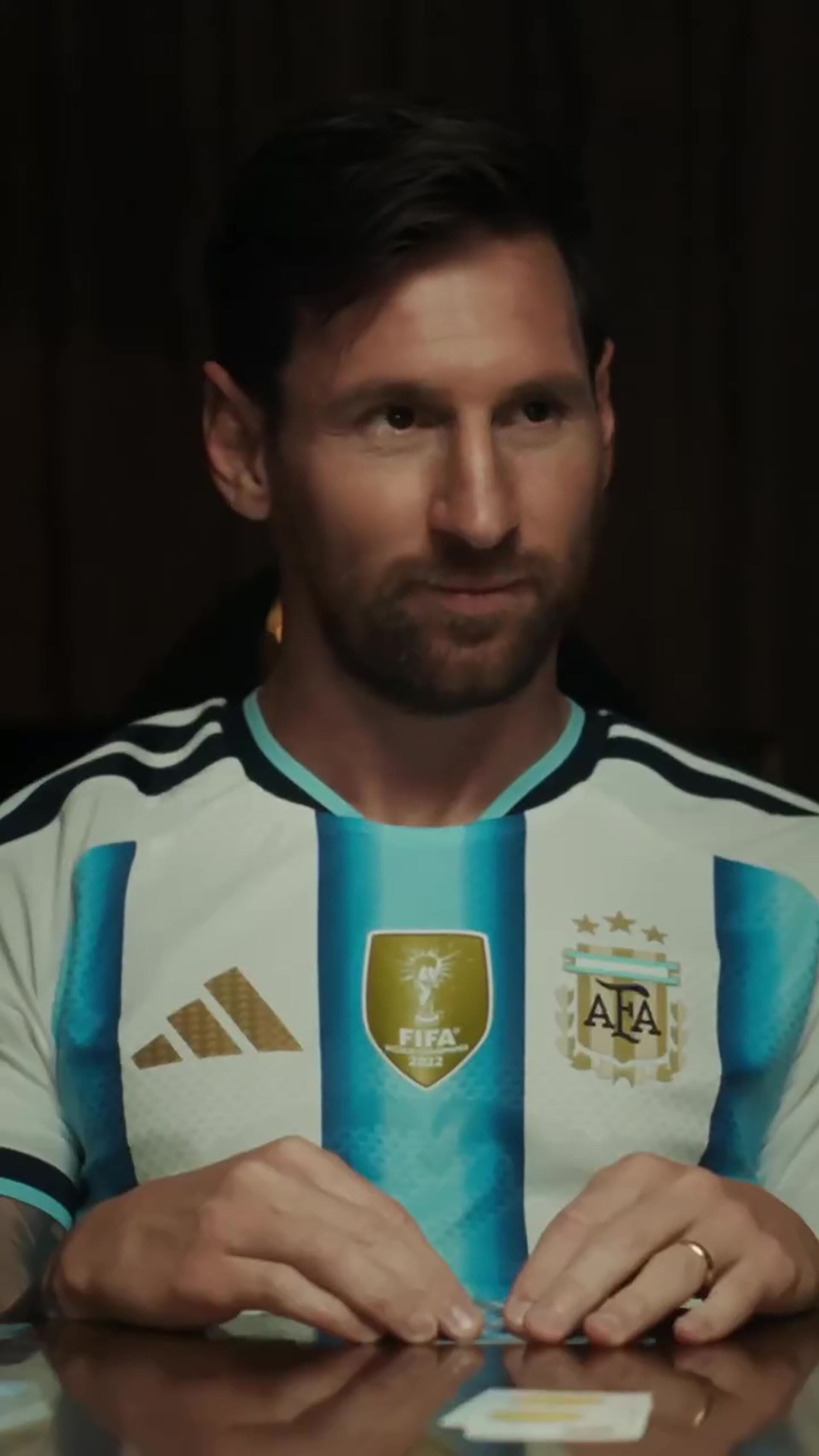 Lionel Messi, el capitán y referente de la selección argentina