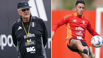 Fossati no quiere arriesgar a Cueva, dado que lo considera fundamental para la CA2024. - Crédito: FPF