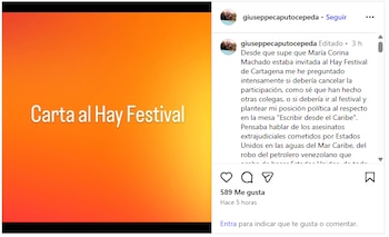 El escritor Giuseppe Caputo explicó