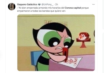 Memes horarios Corona Capital