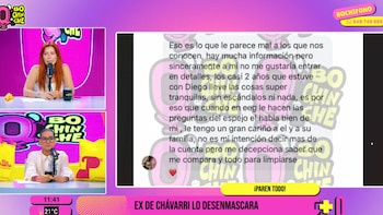 Captura del programa Q’Bochinche, donde Diana Alarcón brindó su versión de los hechos. YouTube: 'Q' Bochinche'.