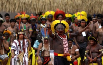 El líder indígena Cacique Raoni
