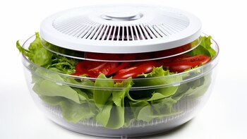 La centrifugadora de ensaladas facilita