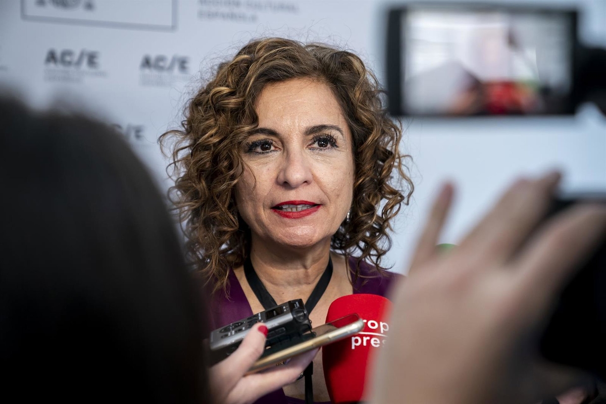 La ministra de Hacienda y Función Pública, María Jesús Montero.(A. Pérez Meca - Europa Press)