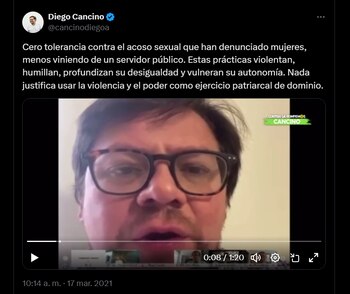 El entonces cabildante rechazó en