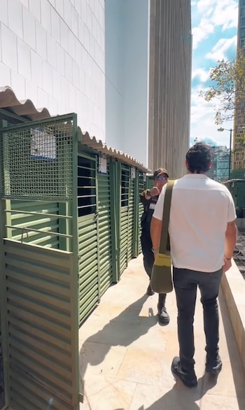 Camilo Calle afirmó que las instalaciones para los caninos no cumplirían con la normatividad vigente ni con la legislación sobre protección animal - crédito @camilocalle8a/IG