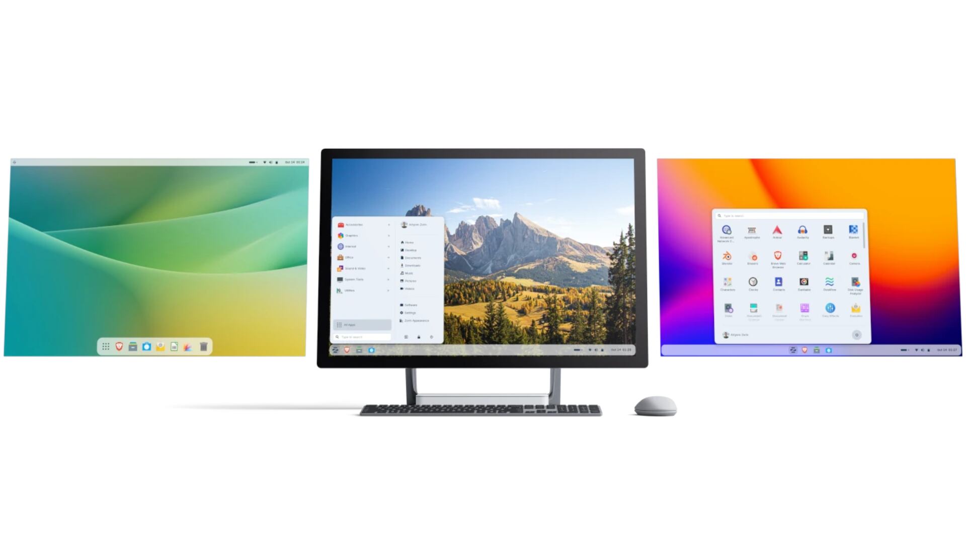 Zorin OS destaca por su interfaz similar a Windows y MacOS, lo que facilita la adaptación de nuevos usuarios. (Zorin)