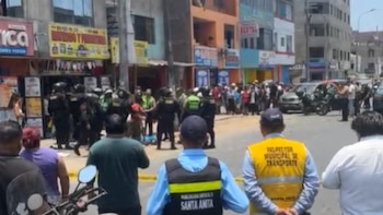 La Policía Nacional acordonó la