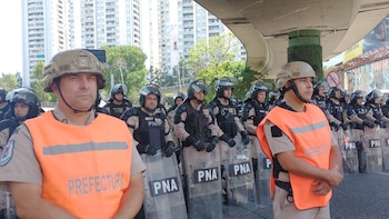 El operativo de seguridad en