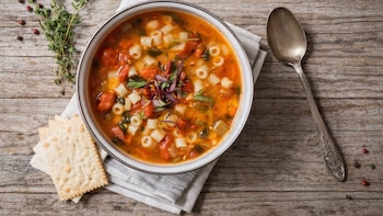 Receta de sopa minestrone, rápida